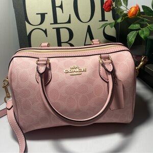 Coach Light Pink Satchel Bag